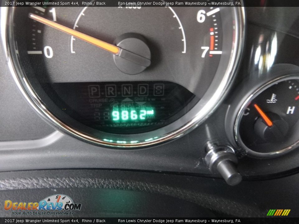 2017 Jeep Wrangler Unlimited Sport 4x4 Rhino / Black Photo #17