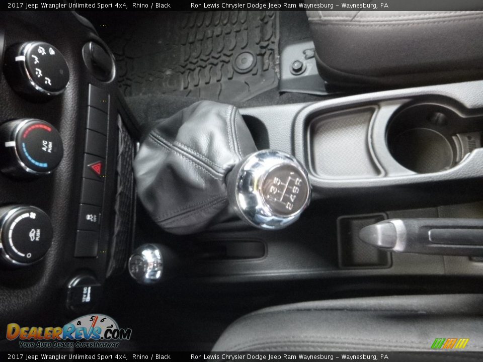 2017 Jeep Wrangler Unlimited Sport 4x4 Rhino / Black Photo #20