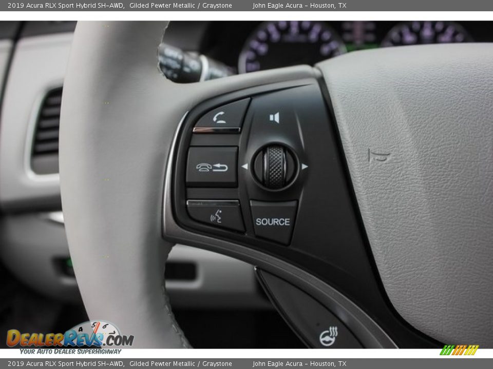 2019 Acura RLX Sport Hybrid SH-AWD Steering Wheel Photo #36