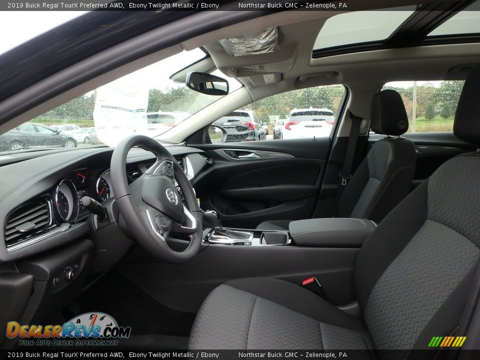Ebony Interior - 2019 Buick Regal TourX Preferred AWD Photo #11