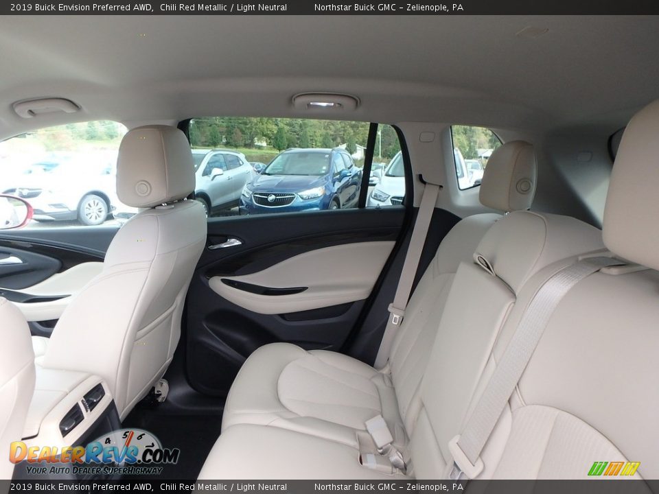 Rear Seat of 2019 Buick Envision Preferred AWD Photo #12