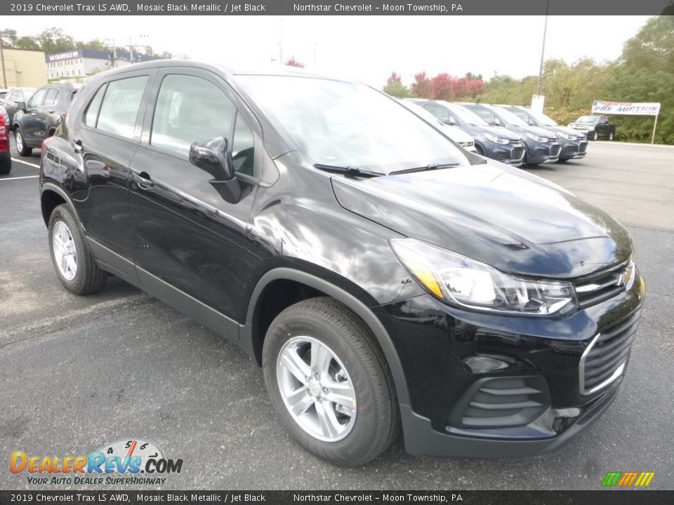 2019 Chevrolet Trax LS AWD Mosaic Black Metallic / Jet Black Photo #7