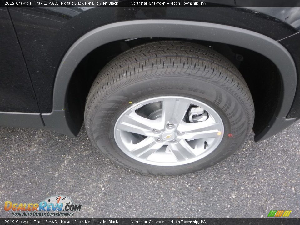 2019 Chevrolet Trax LS AWD Mosaic Black Metallic / Jet Black Photo #9