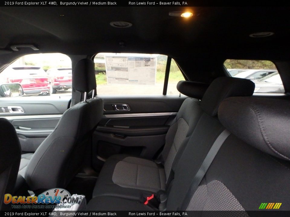 Rear Seat of 2019 Ford Explorer XLT 4WD Photo #12
