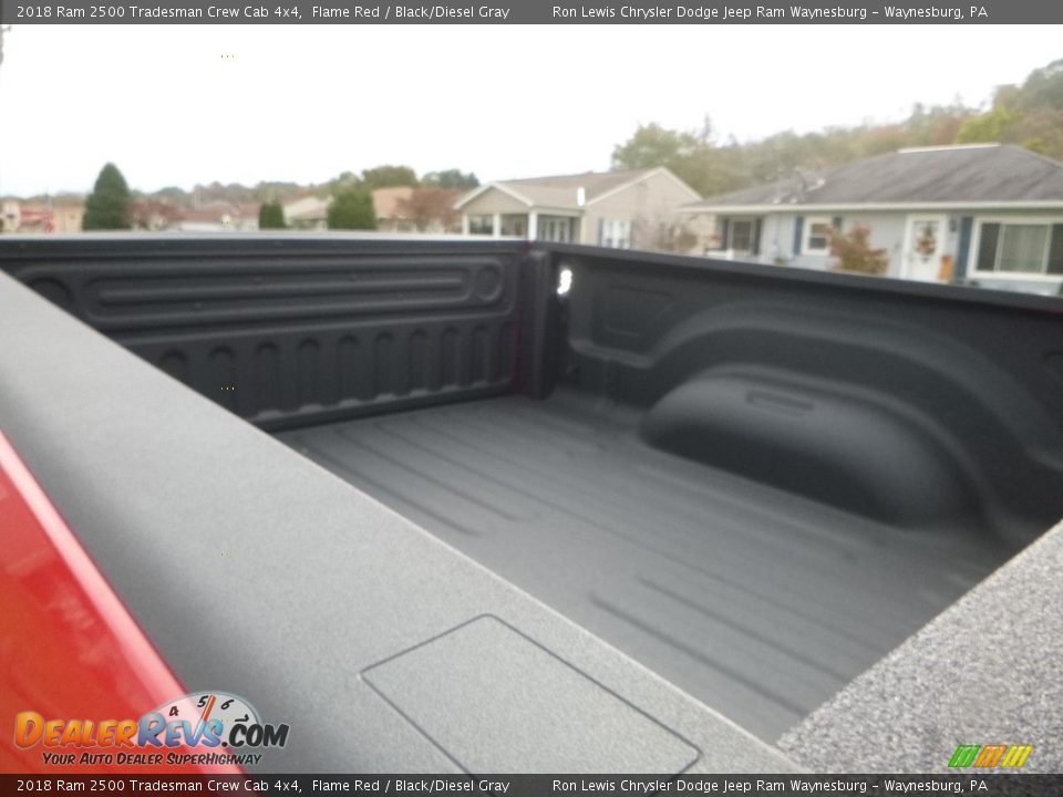 2018 Ram 2500 Tradesman Crew Cab 4x4 Flame Red / Black/Diesel Gray Photo #8