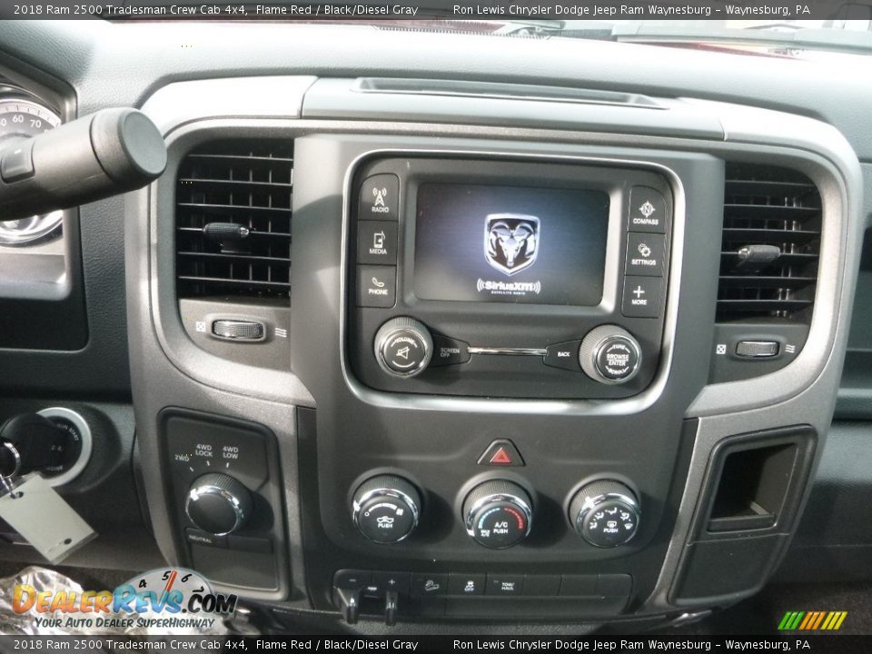 2018 Ram 2500 Tradesman Crew Cab 4x4 Flame Red / Black/Diesel Gray Photo #17
