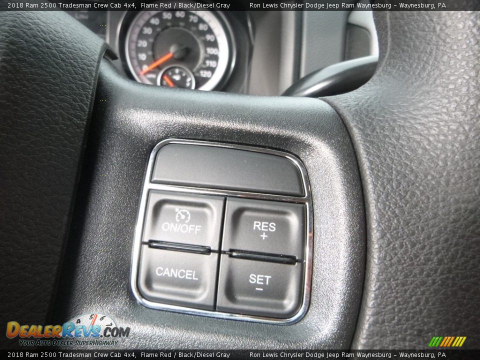 2018 Ram 2500 Tradesman Crew Cab 4x4 Flame Red / Black/Diesel Gray Photo #19