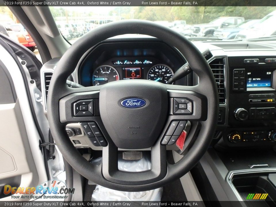2019 Ford F350 Super Duty XLT Crew Cab 4x4 Steering Wheel Photo #18