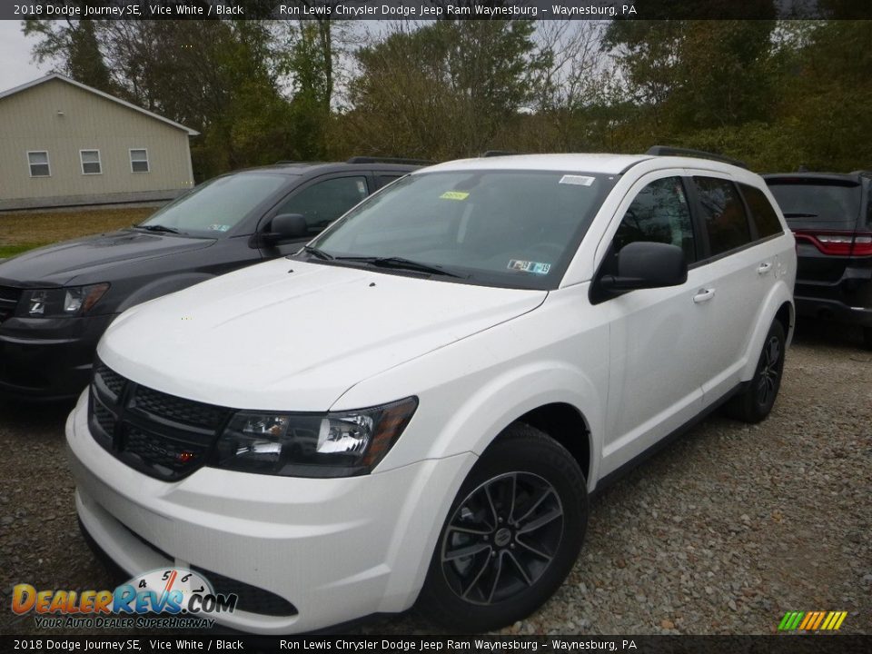 2018 Dodge Journey SE Vice White / Black Photo #1