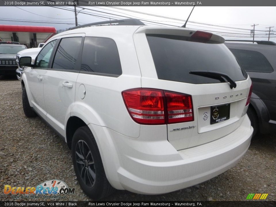 2018 Dodge Journey SE Vice White / Black Photo #3