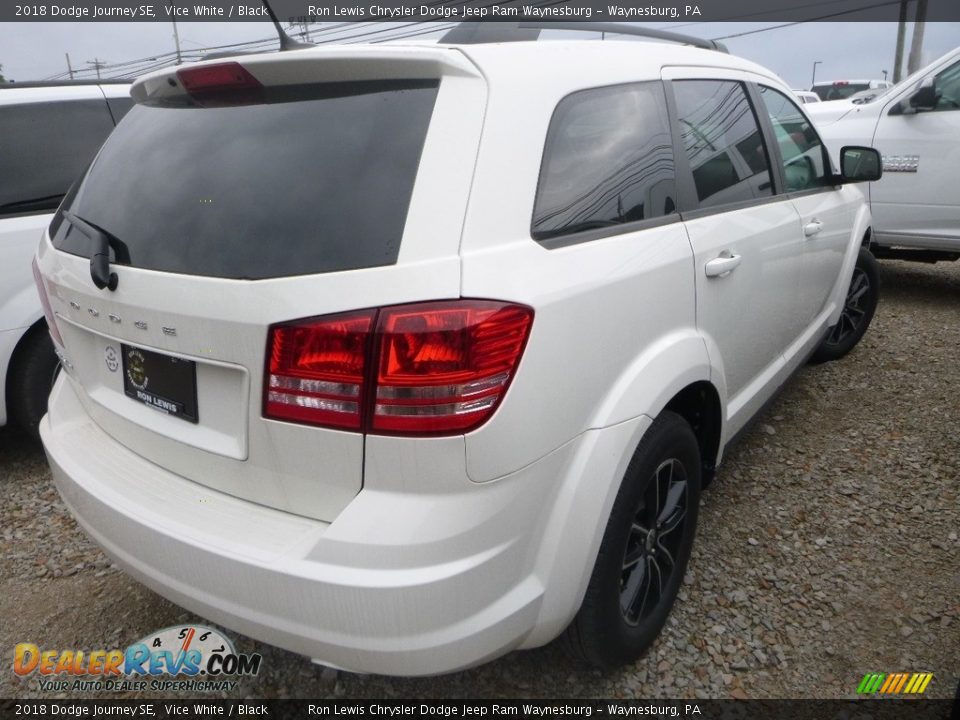 2018 Dodge Journey SE Vice White / Black Photo #5