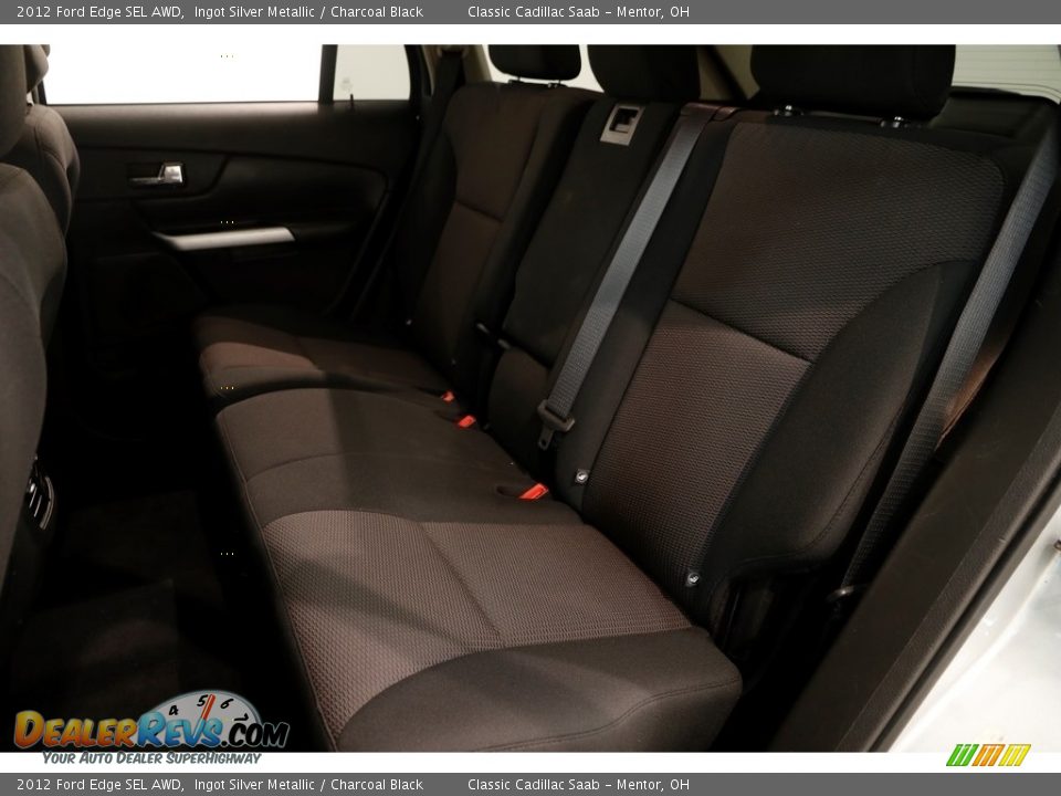2012 Ford Edge SEL AWD Ingot Silver Metallic / Charcoal Black Photo #16