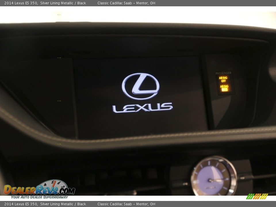 2014 Lexus ES 350 Silver Lining Metallic / Black Photo #11