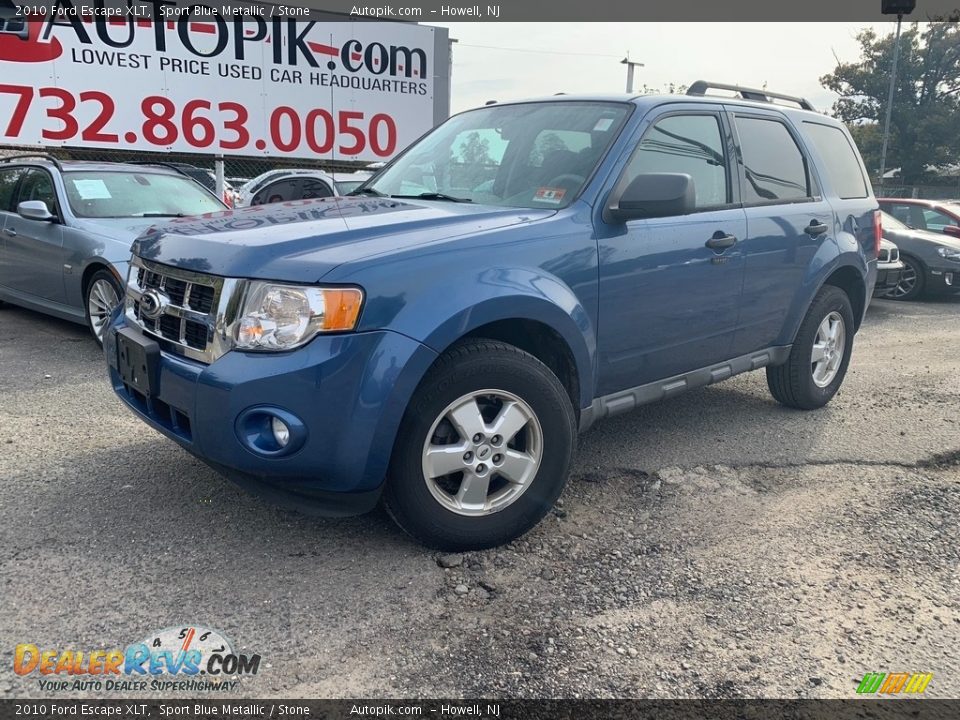 2010 Ford Escape XLT Sport Blue Metallic / Stone Photo #1