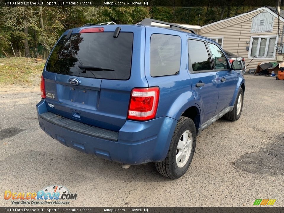 2010 Ford Escape XLT Sport Blue Metallic / Stone Photo #5