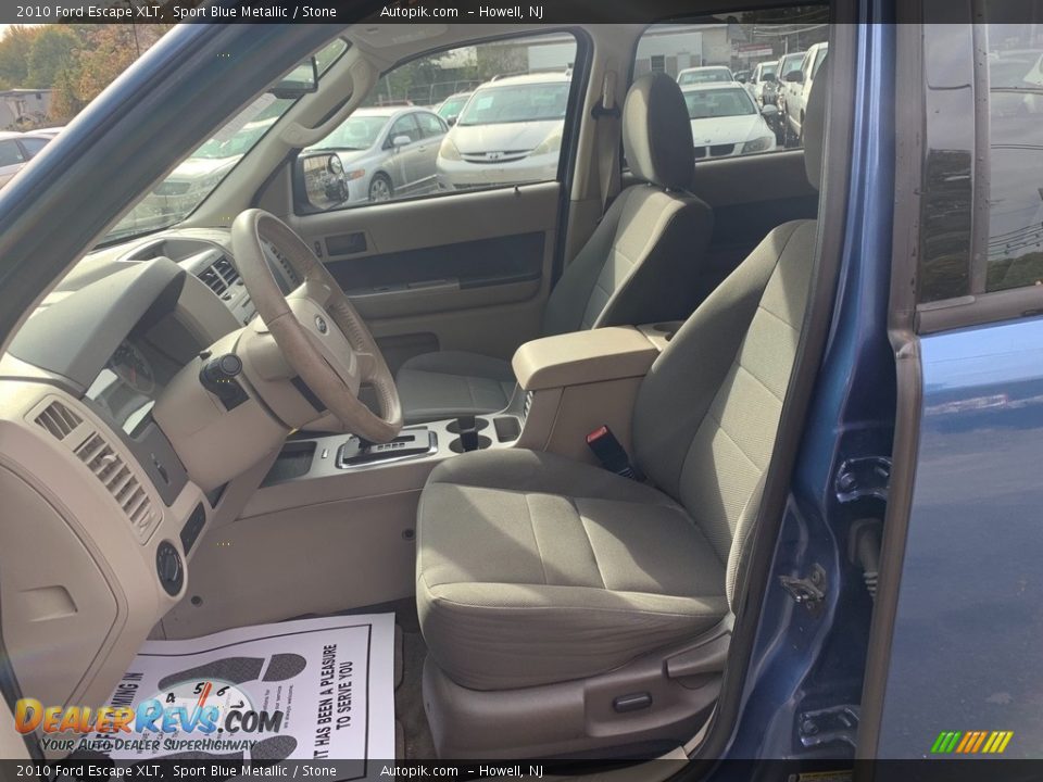2010 Ford Escape XLT Sport Blue Metallic / Stone Photo #7
