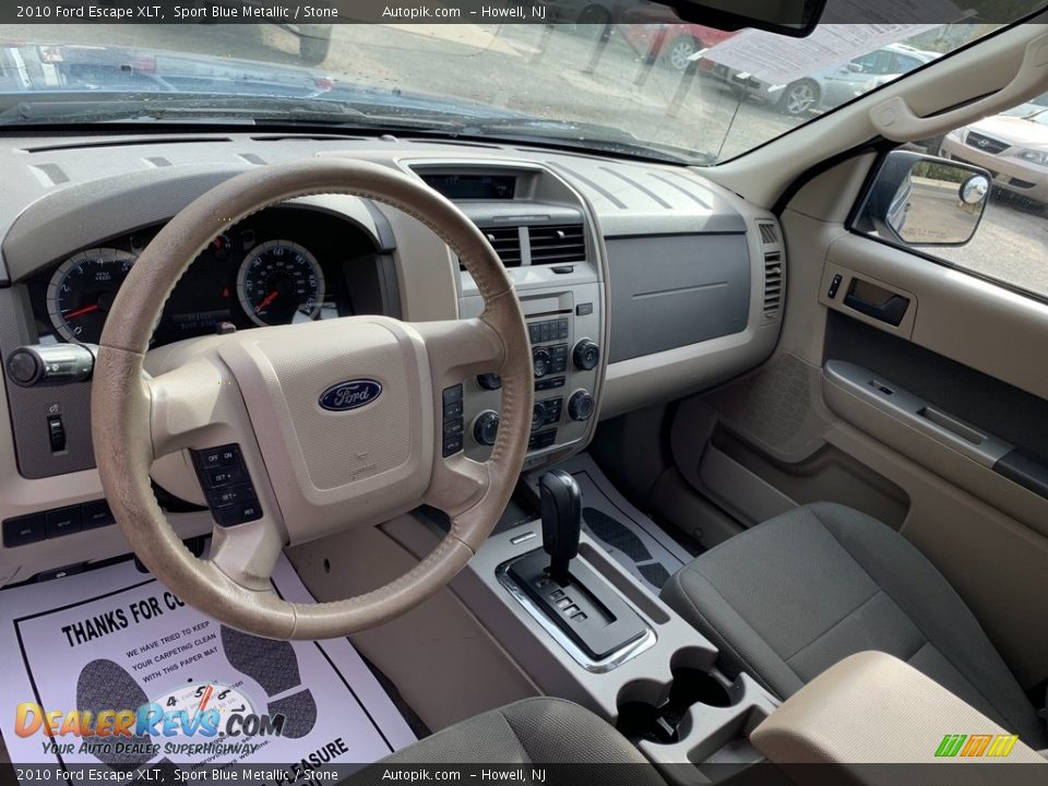 2010 Ford Escape XLT Sport Blue Metallic / Stone Photo #8