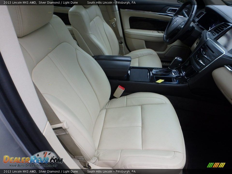 2013 Lincoln MKS AWD Silver Diamond / Light Dune Photo #10