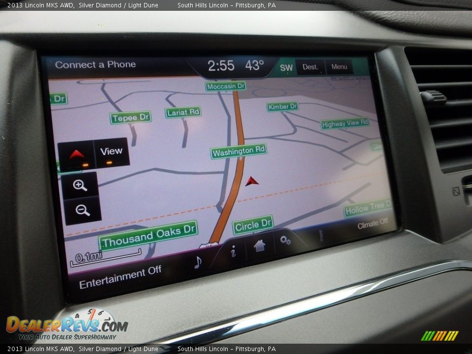 2013 Lincoln MKS AWD Silver Diamond / Light Dune Photo #21