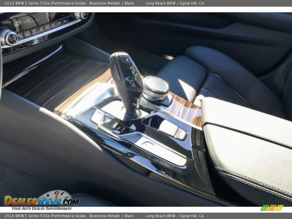 2019 BMW 5 Series 530e iPerformance Sedan Bluestone Metallic / Black Photo #7