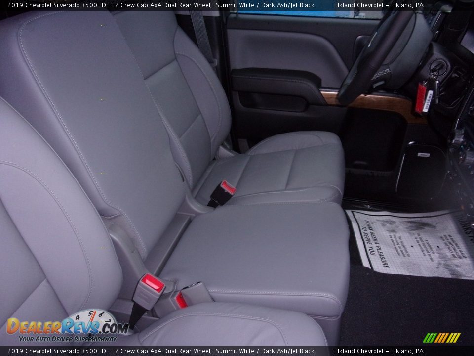 2019 Chevrolet Silverado 3500HD LTZ Crew Cab 4x4 Dual Rear Wheel Summit White / Dark Ash/Jet Black Photo #15