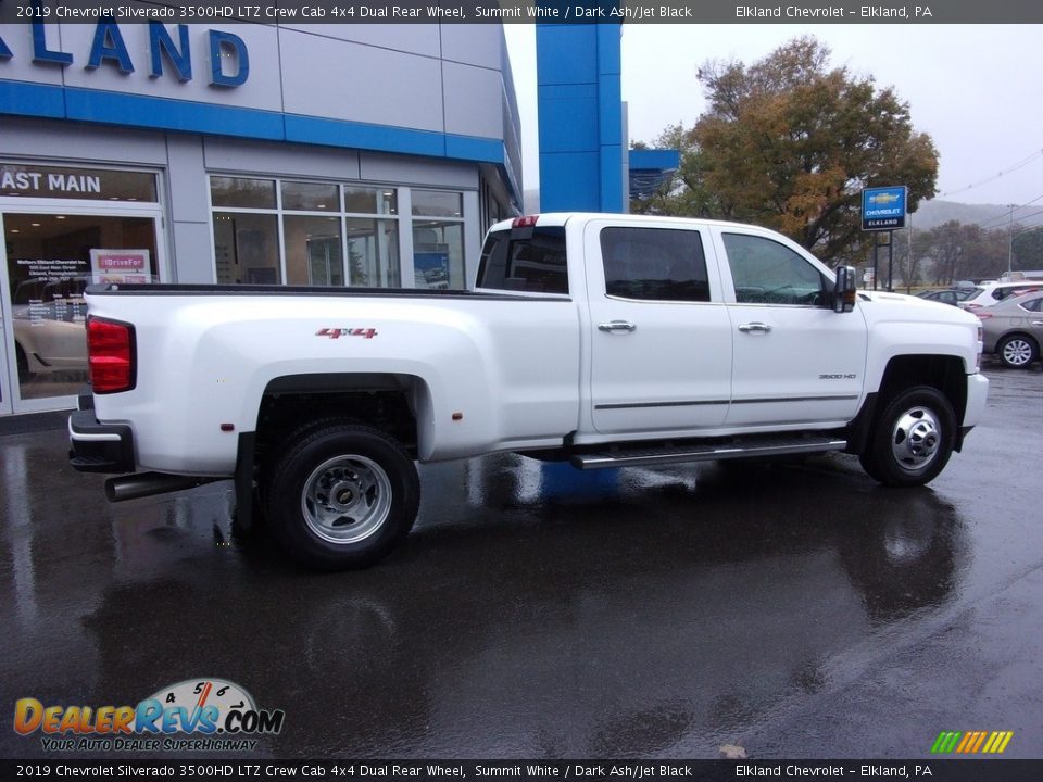 2019 Chevrolet Silverado 3500HD LTZ Crew Cab 4x4 Dual Rear Wheel Summit White / Dark Ash/Jet Black Photo #5