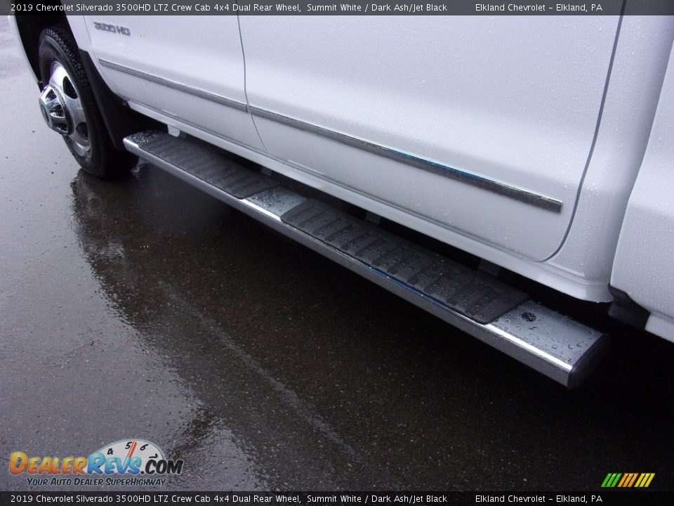 2019 Chevrolet Silverado 3500HD LTZ Crew Cab 4x4 Dual Rear Wheel Summit White / Dark Ash/Jet Black Photo #11