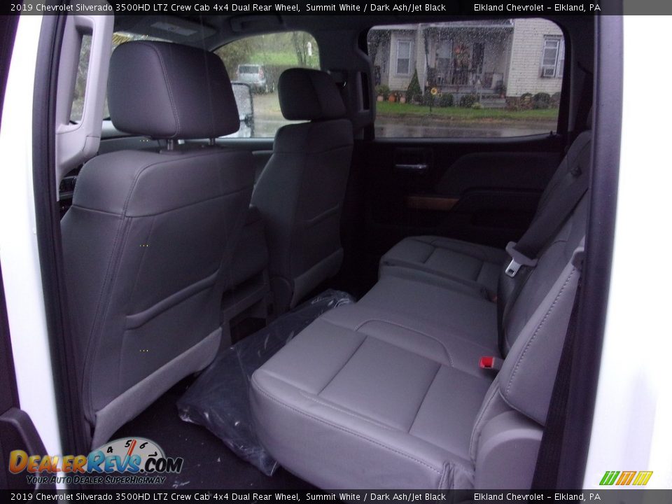 2019 Chevrolet Silverado 3500HD LTZ Crew Cab 4x4 Dual Rear Wheel Summit White / Dark Ash/Jet Black Photo #12