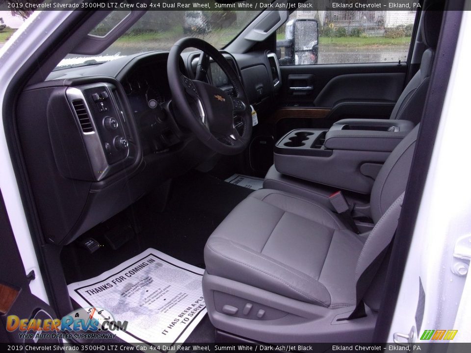 2019 Chevrolet Silverado 3500HD LTZ Crew Cab 4x4 Dual Rear Wheel Summit White / Dark Ash/Jet Black Photo #13