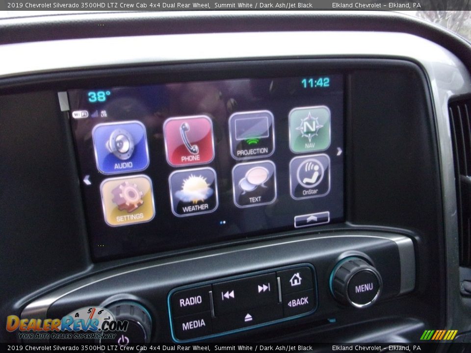 2019 Chevrolet Silverado 3500HD LTZ Crew Cab 4x4 Dual Rear Wheel Summit White / Dark Ash/Jet Black Photo #21