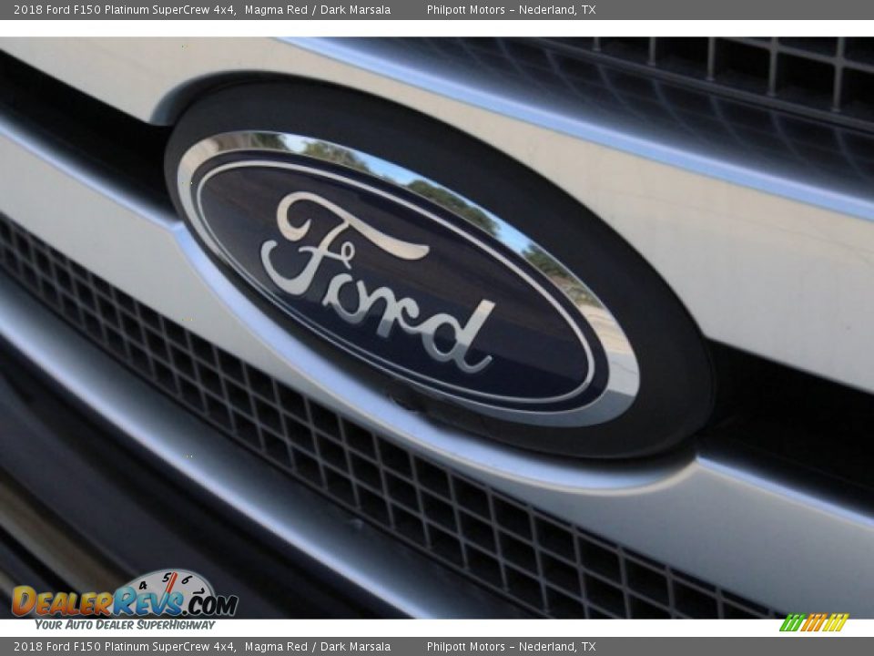 2018 Ford F150 Platinum SuperCrew 4x4 Magma Red / Dark Marsala Photo #4