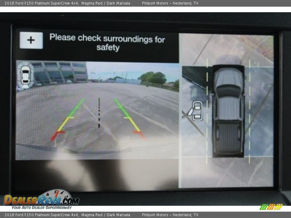 2018 Ford F150 Platinum SuperCrew 4x4 Magma Red / Dark Marsala Photo #16