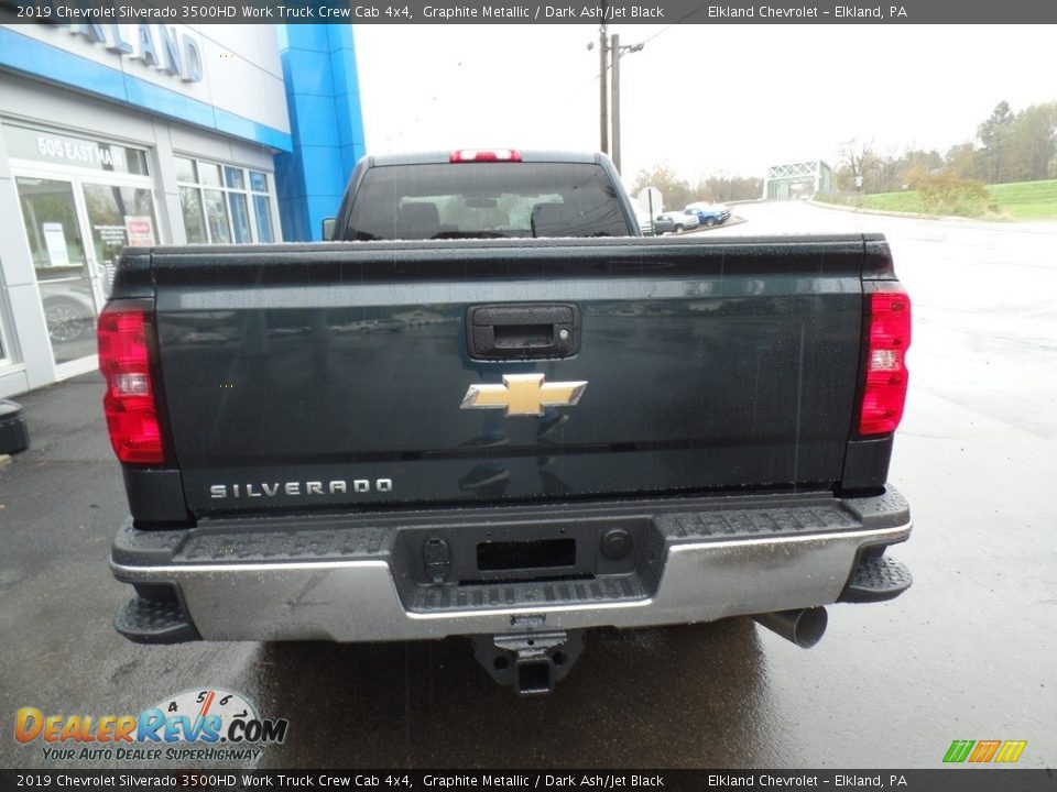 2019 Chevrolet Silverado 3500HD Work Truck Crew Cab 4x4 Graphite Metallic / Dark Ash/Jet Black Photo #6