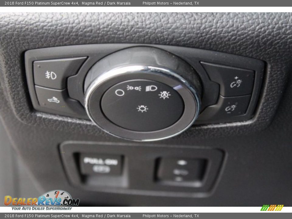 2018 Ford F150 Platinum SuperCrew 4x4 Magma Red / Dark Marsala Photo #24