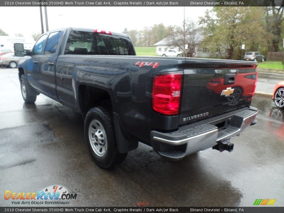 2019 Chevrolet Silverado 3500HD Work Truck Crew Cab 4x4 Graphite Metallic / Dark Ash/Jet Black Photo #7