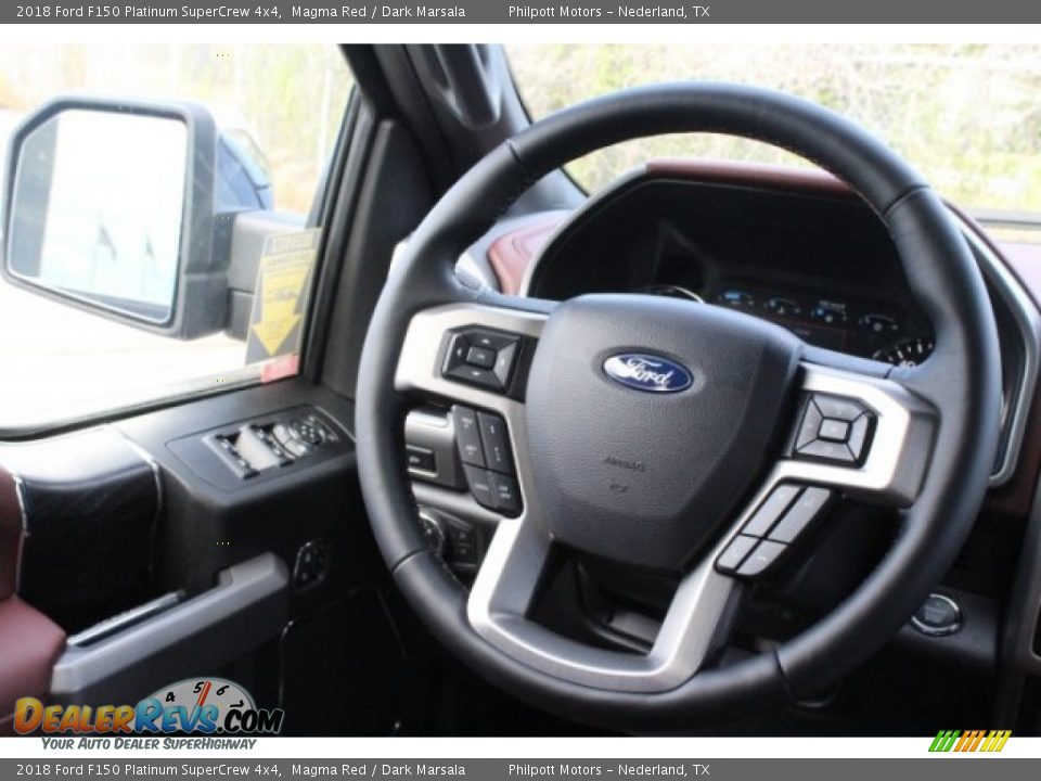 2018 Ford F150 Platinum SuperCrew 4x4 Steering Wheel Photo #28