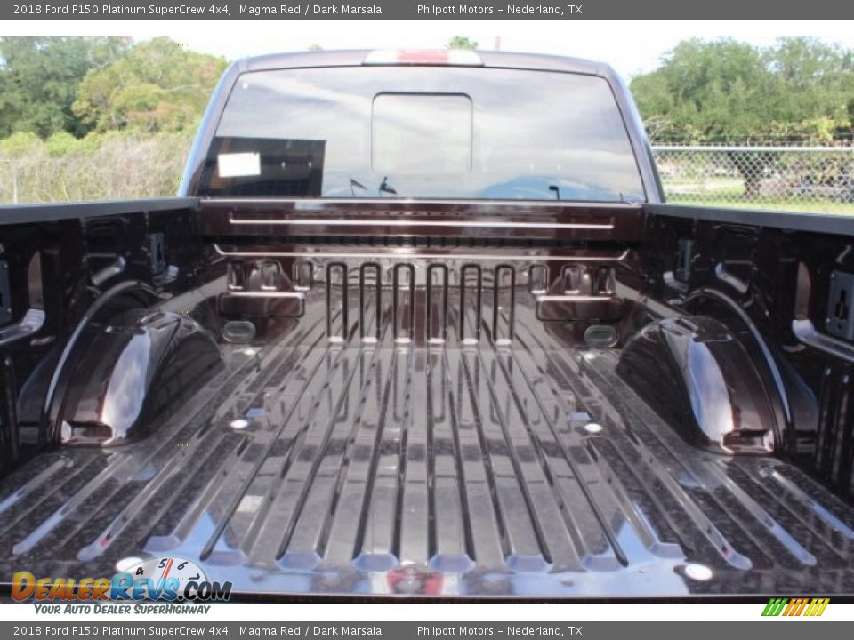2018 Ford F150 Platinum SuperCrew 4x4 Magma Red / Dark Marsala Photo #29