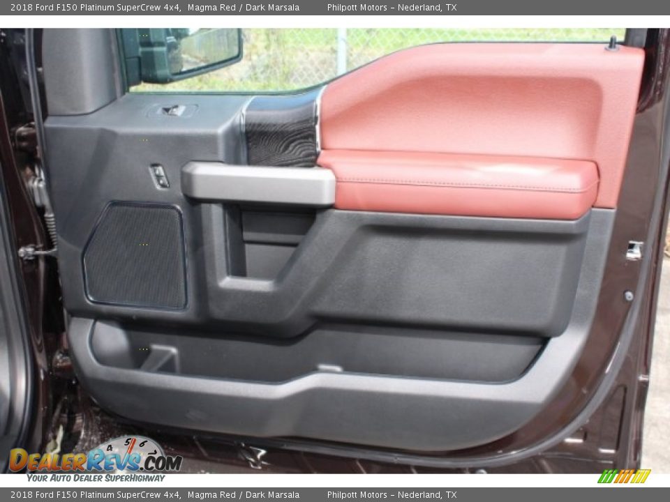 Door Panel of 2018 Ford F150 Platinum SuperCrew 4x4 Photo #32