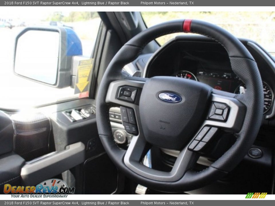 2018 Ford F150 SVT Raptor SuperCrew 4x4 Steering Wheel Photo #28
