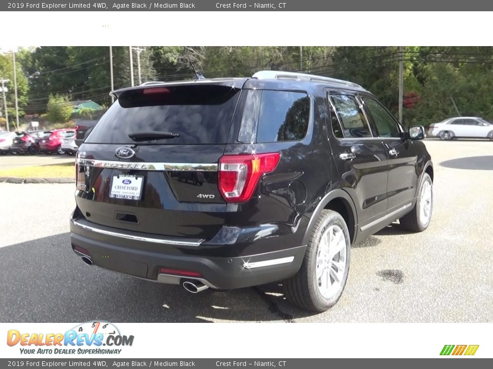 2019 Ford Explorer Limited 4WD Agate Black / Medium Black Photo #7