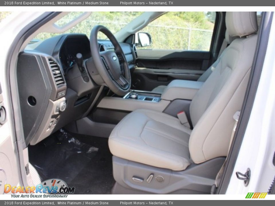 Front Seat of 2018 Ford Expedition Limited Photo #14