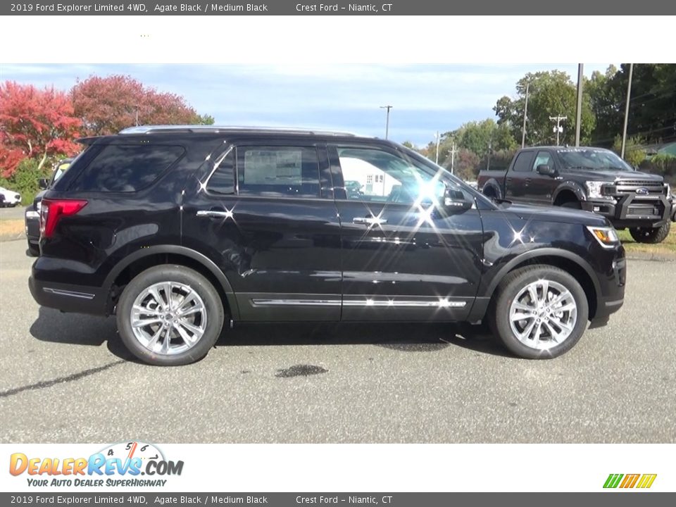 Agate Black 2019 Ford Explorer Limited 4WD Photo #8