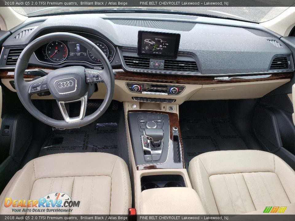 Atlas Beige Interior - 2018 Audi Q5 2.0 TFSI Premium quattro Photo #21