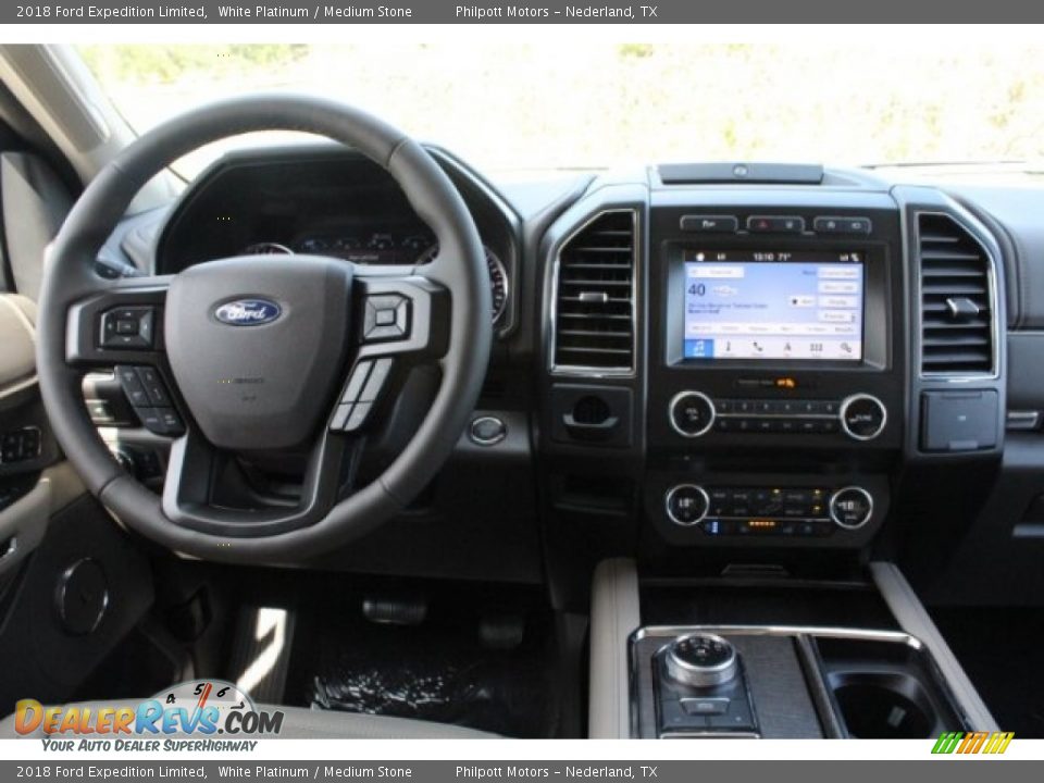 2018 Ford Expedition Limited White Platinum / Medium Stone Photo #28