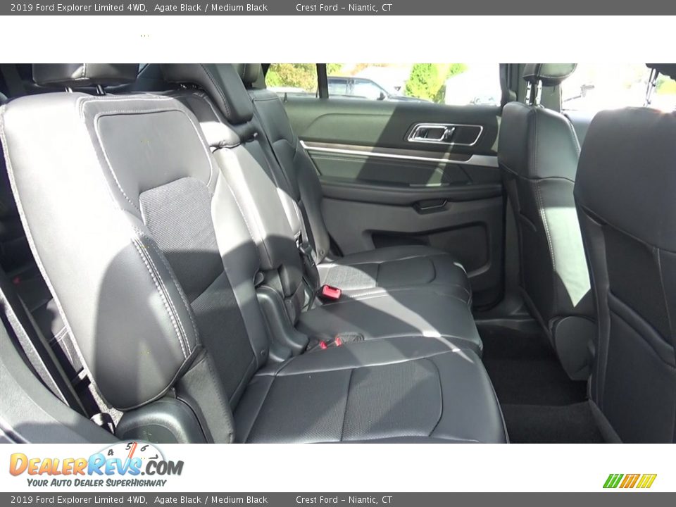 2019 Ford Explorer Limited 4WD Agate Black / Medium Black Photo #24