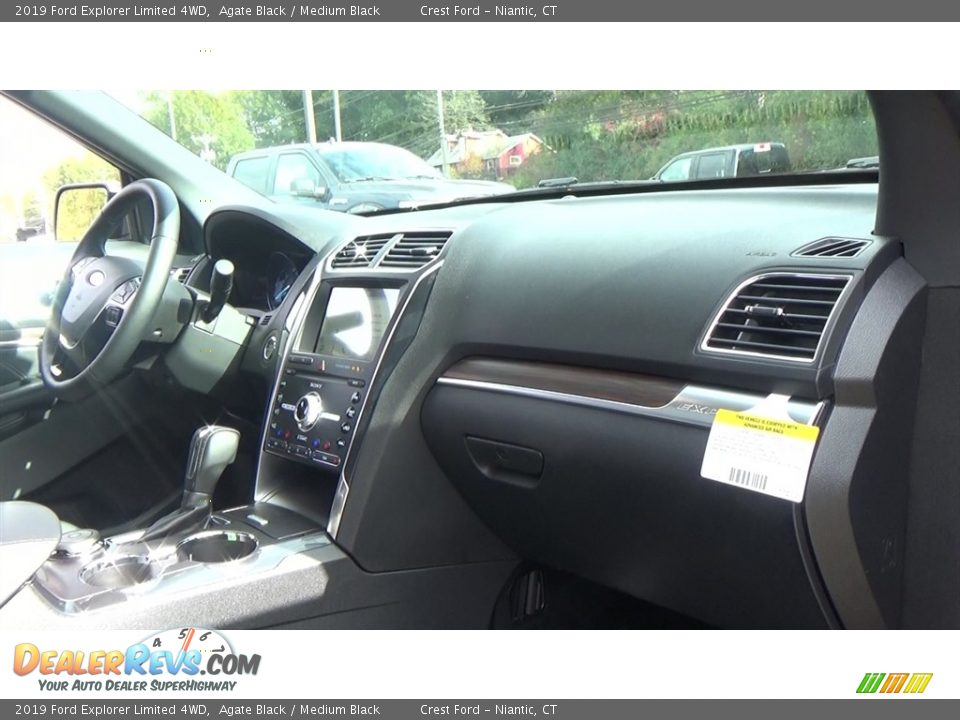 2019 Ford Explorer Limited 4WD Agate Black / Medium Black Photo #26