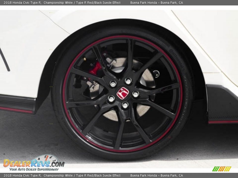 2018 Honda Civic Type R Championship White / Type R Red/Black Suede Effect Photo #12