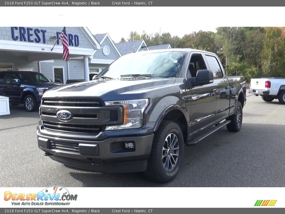 2018 Ford F150 XLT SuperCrew 4x4 Magnetic / Black Photo #3