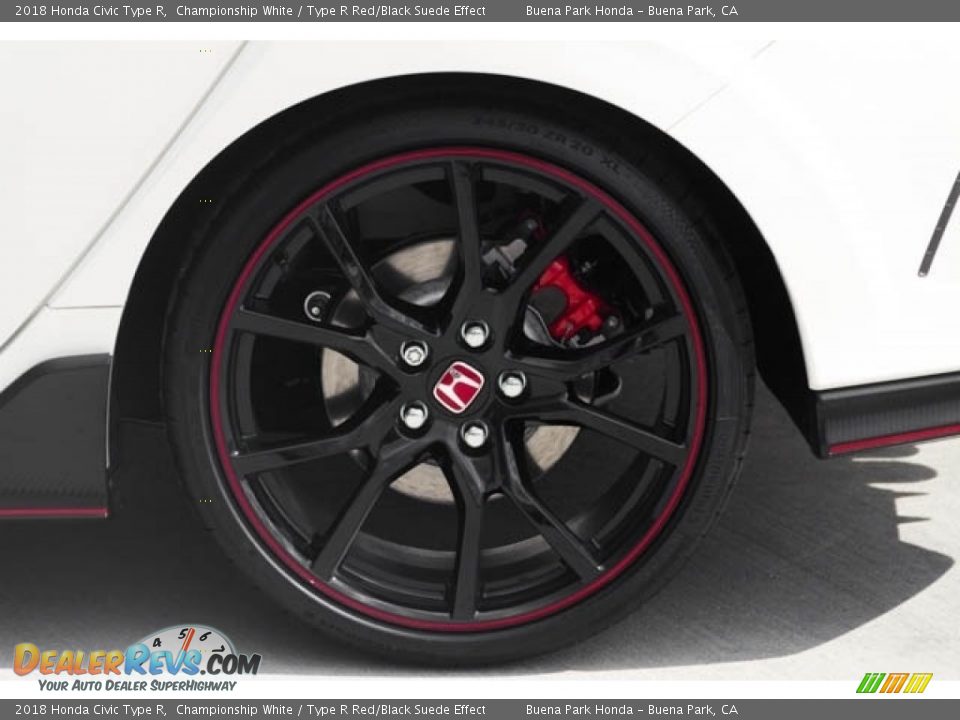 2018 Honda Civic Type R Championship White / Type R Red/Black Suede Effect Photo #15