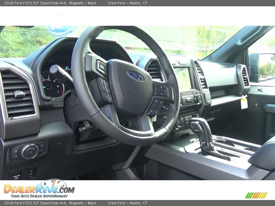 2018 Ford F150 XLT SuperCrew 4x4 Magnetic / Black Photo #10